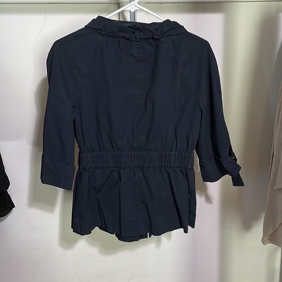 LOFT navy jacket buttons & tie - Picture 3 of 3